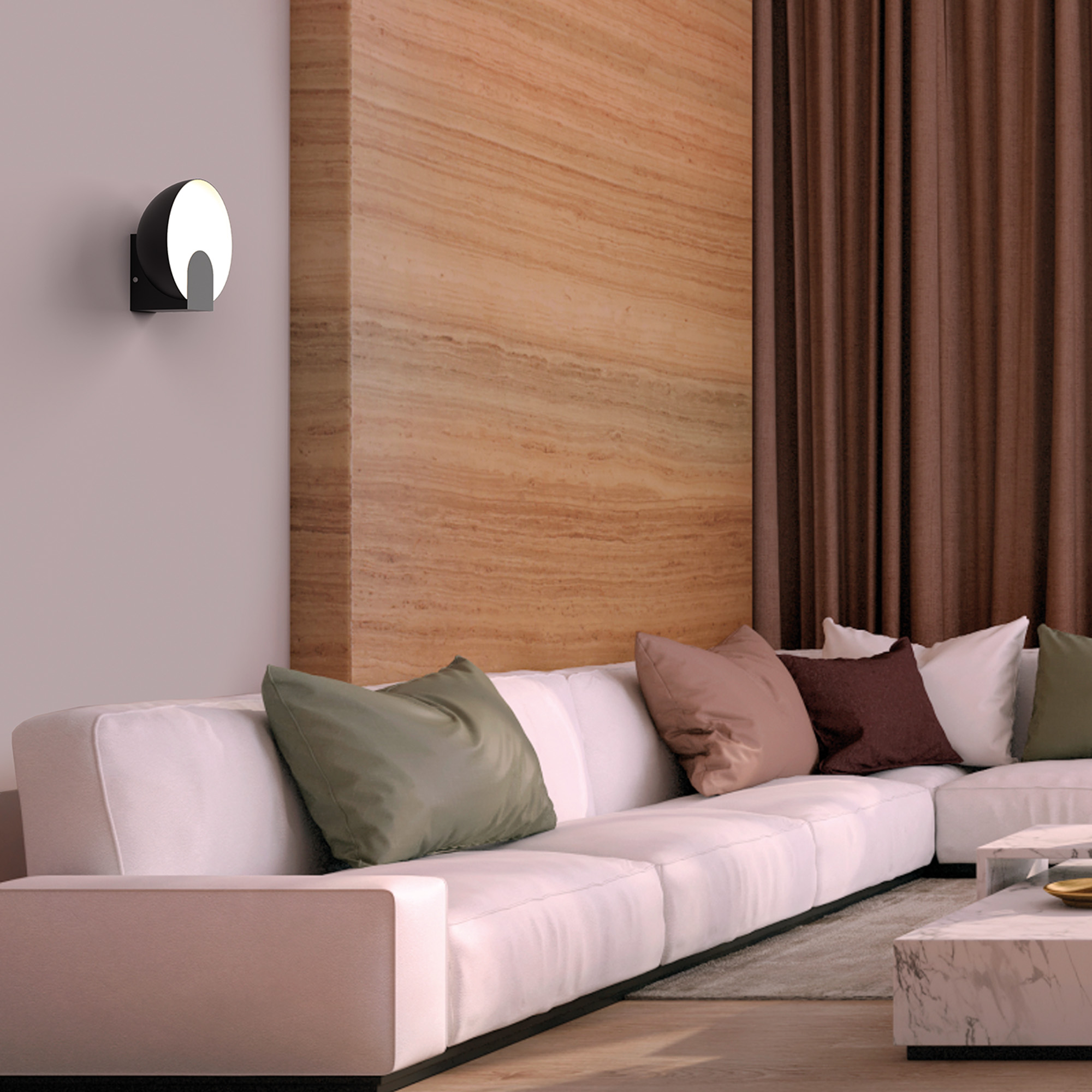 Oculo Wall Lights Mantra Flush Wall Lights